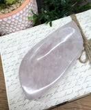 Rose Quartz Freeform Bowl for Relationships, Self Confidence & Self Love