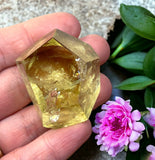 Citrine Faceted Freeform for Self Esteem, Confidence & Success