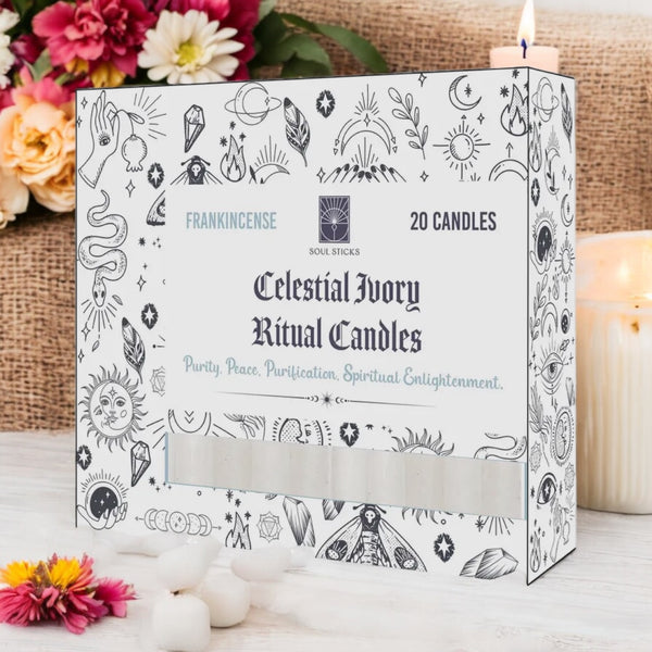 Celestial Ivory Ritual Candles