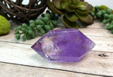 Double Terminated Amethyst Wand for Protection, Mood Swings & Spiritual Wisdom